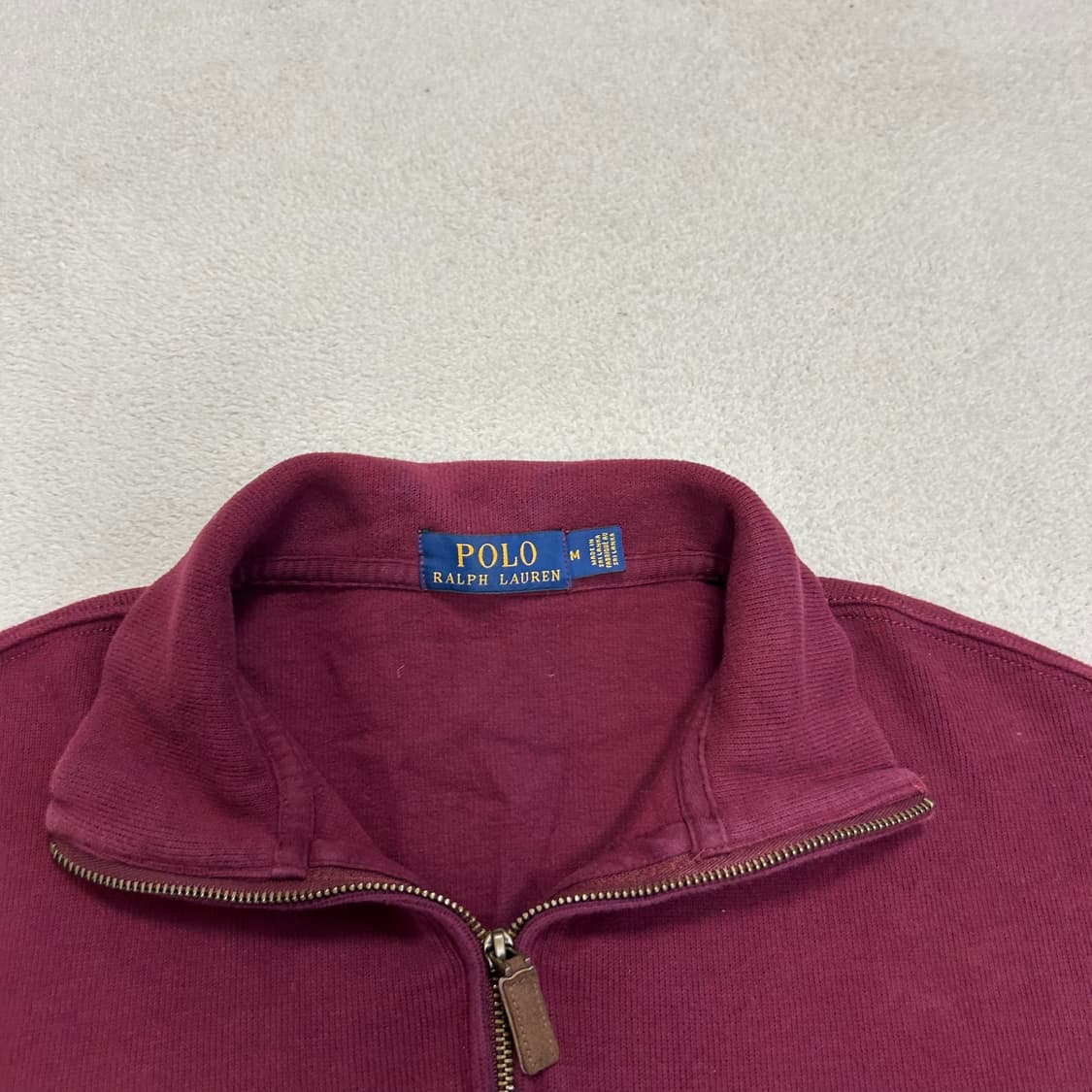 폴로 반집업니트 상품이미지3