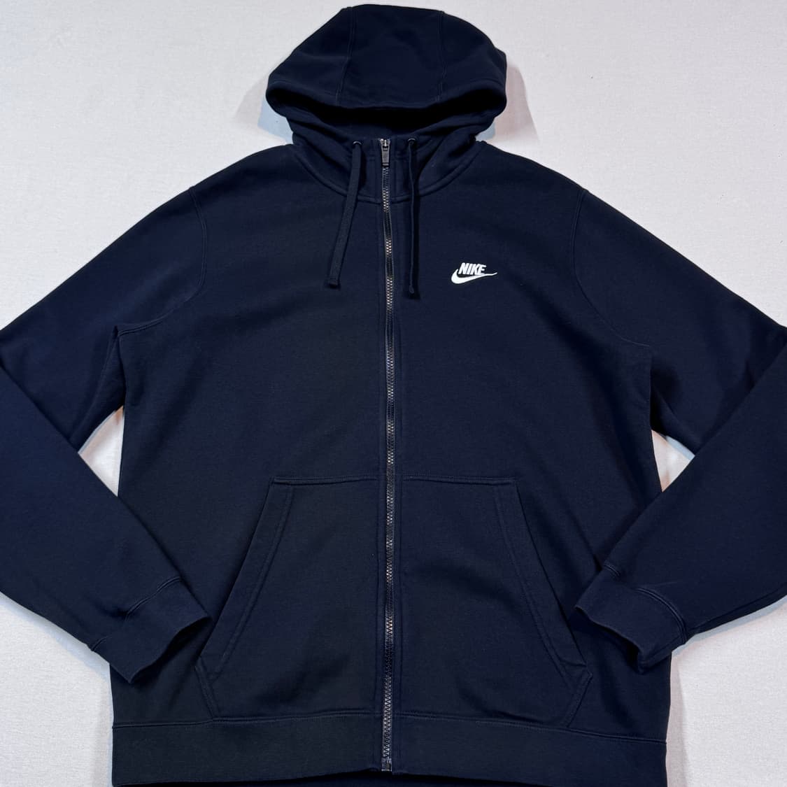 L) 나이키 블랙 후드집업 상품이미지2