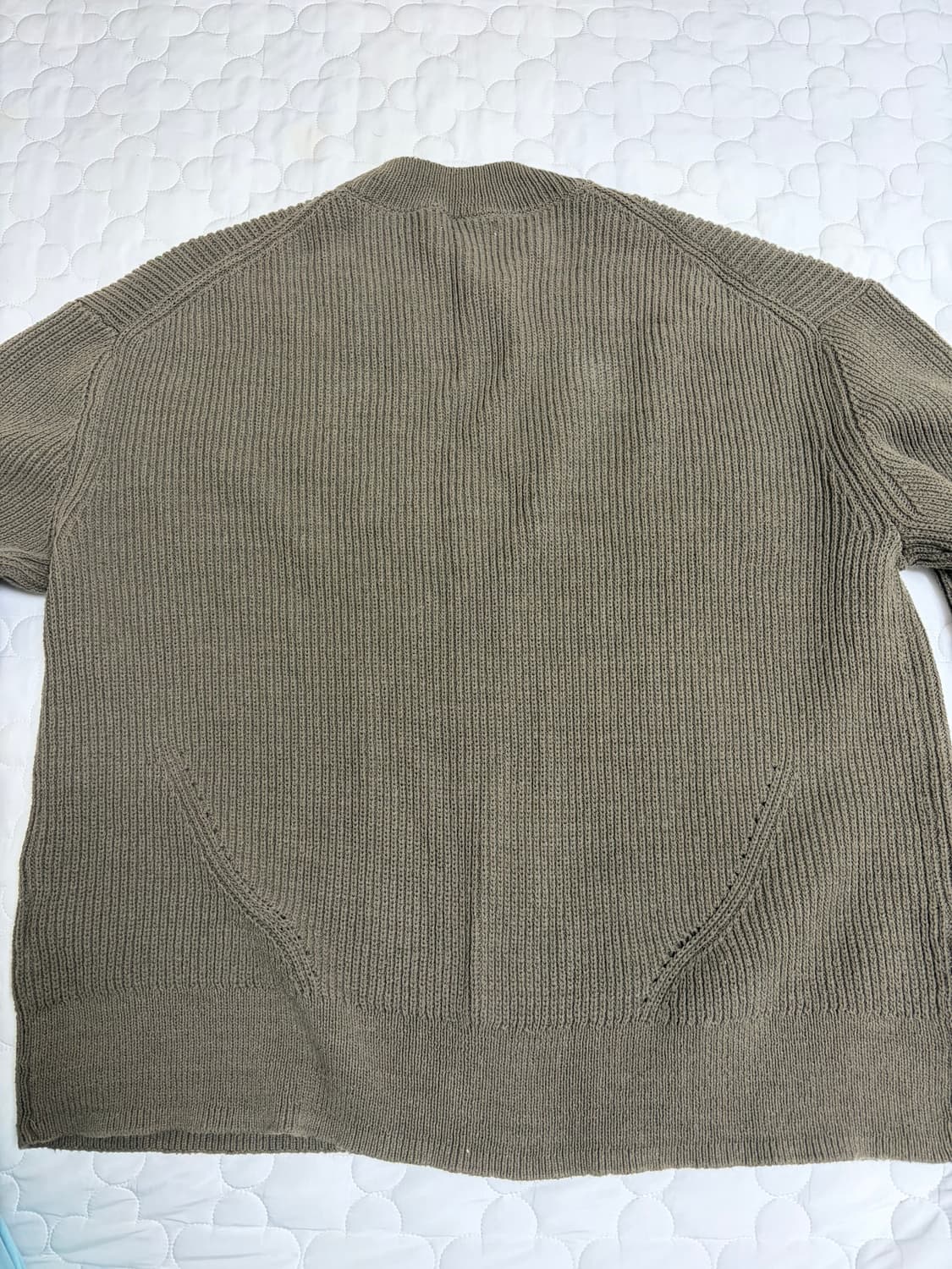 자라 라이닝 디테일 골지 니트 상품이미지4