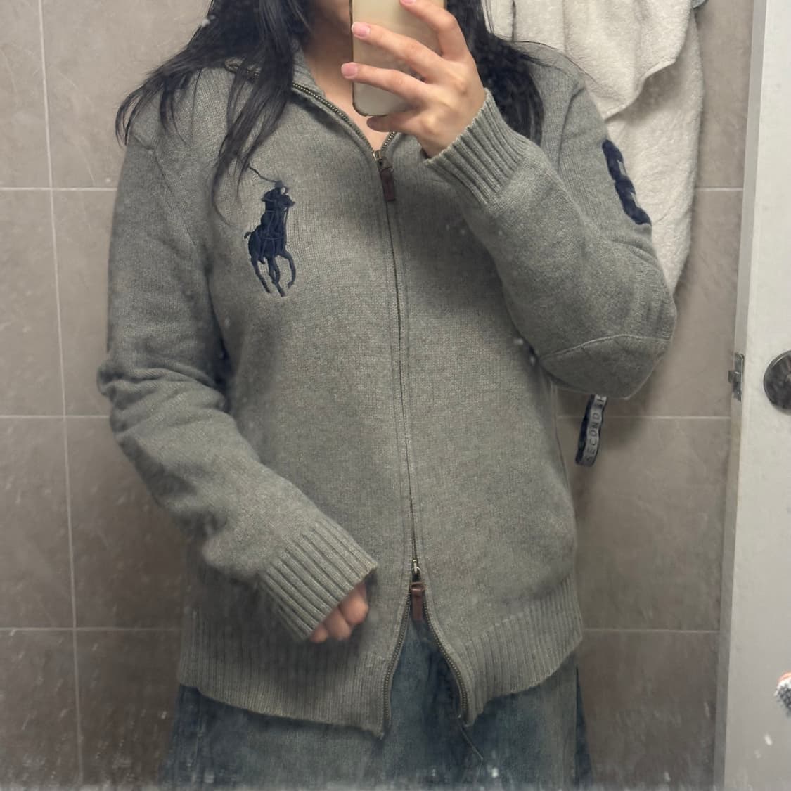 대대대장) 폴로 랄프로렌 빅포니 니트집업 상품이미지2