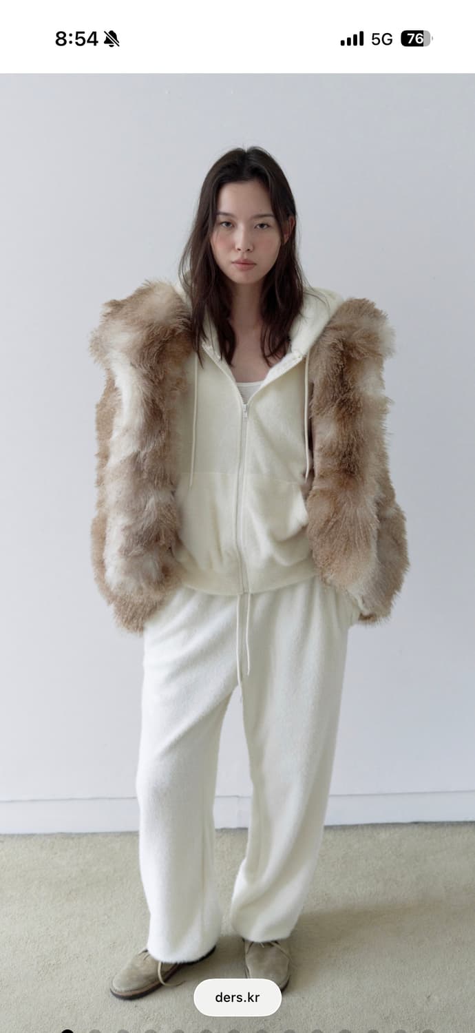 DERS 더스 Bambi Fur Short Jacket 퍼자켓 상품이미지2