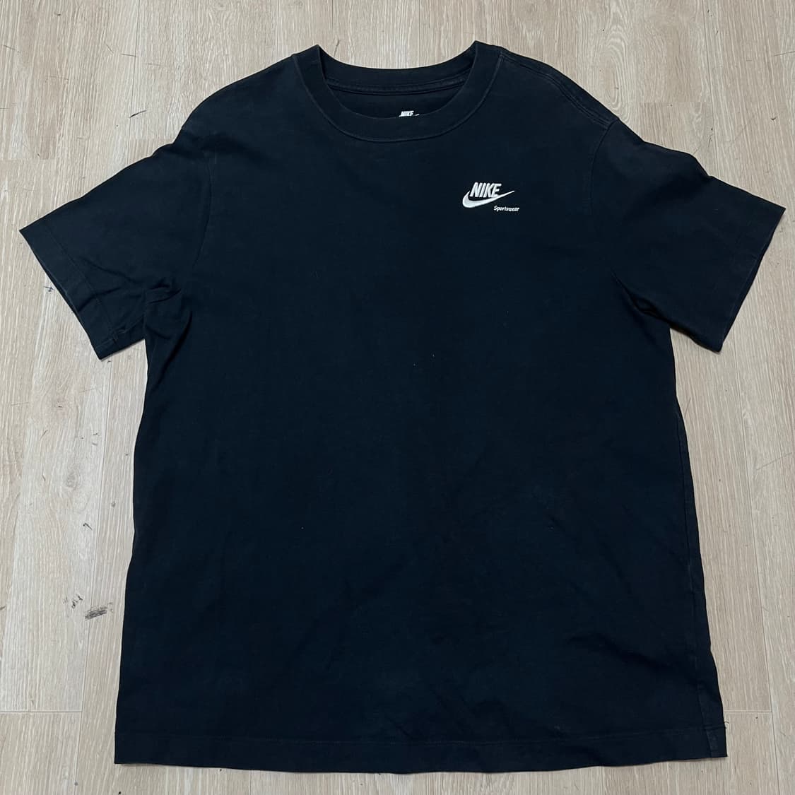 나이키 NIKE 레터링 루즈핏 스우시 반팔티 M/95 상품이미지1