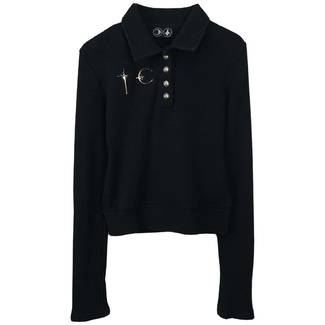 [떠그클럽] 초판 TC 로고 엠블럼 슬림핏 와플 긴팔 카라티 P01607 상품이미지2