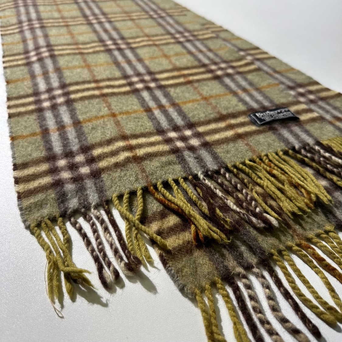 버버리 100% 캐시미어 체크 머플러 목도리 상품이미지5