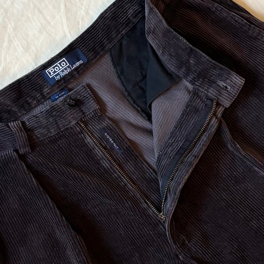 [35] 90s 폴로 랄프로렌 앤드류 코듀로이 투턱 팬츠  상품이미지4