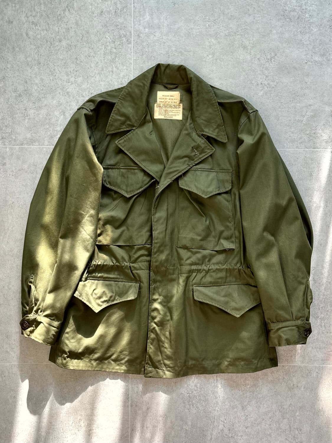 50's 미군 M-50 필드자켓 S-R 데드스탁 상품이미지1