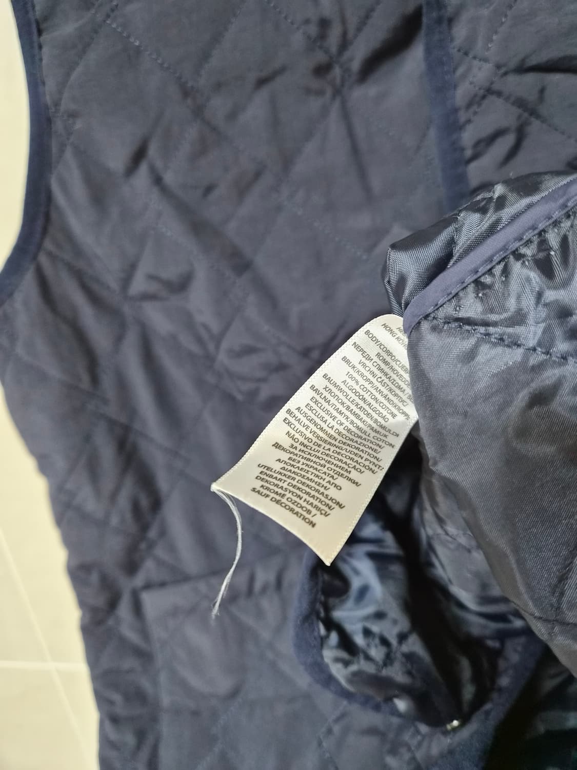 랄프로렌 폴로 정품 남성 퀼팅조끼 100~105 상품이미지4