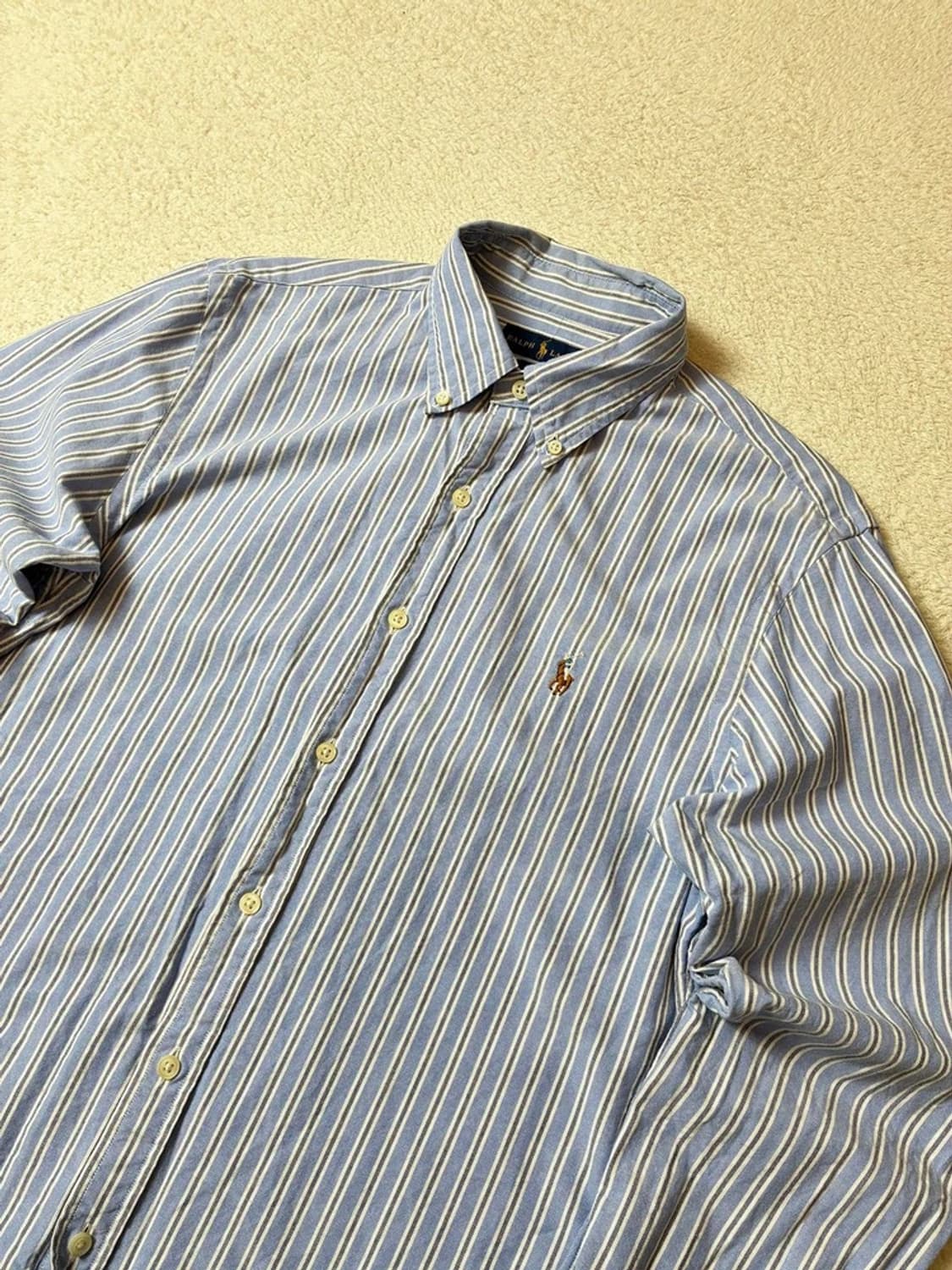 폴로 랄프로렌 시티보이룩 스트라이프 포니 로고 셔츠 PN7478 상품이미지2