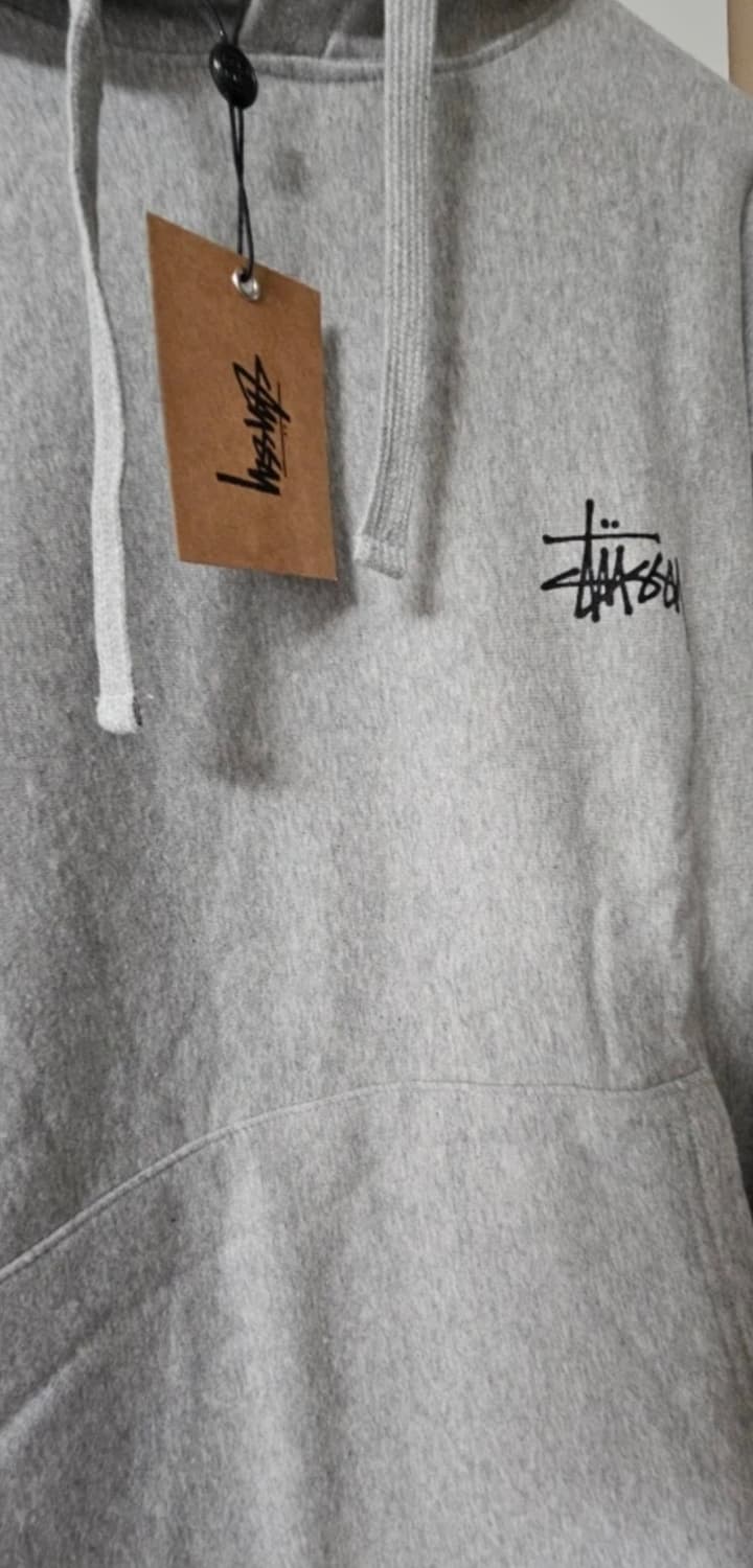 스투시 기모 후드 티 라지  상품이미지2