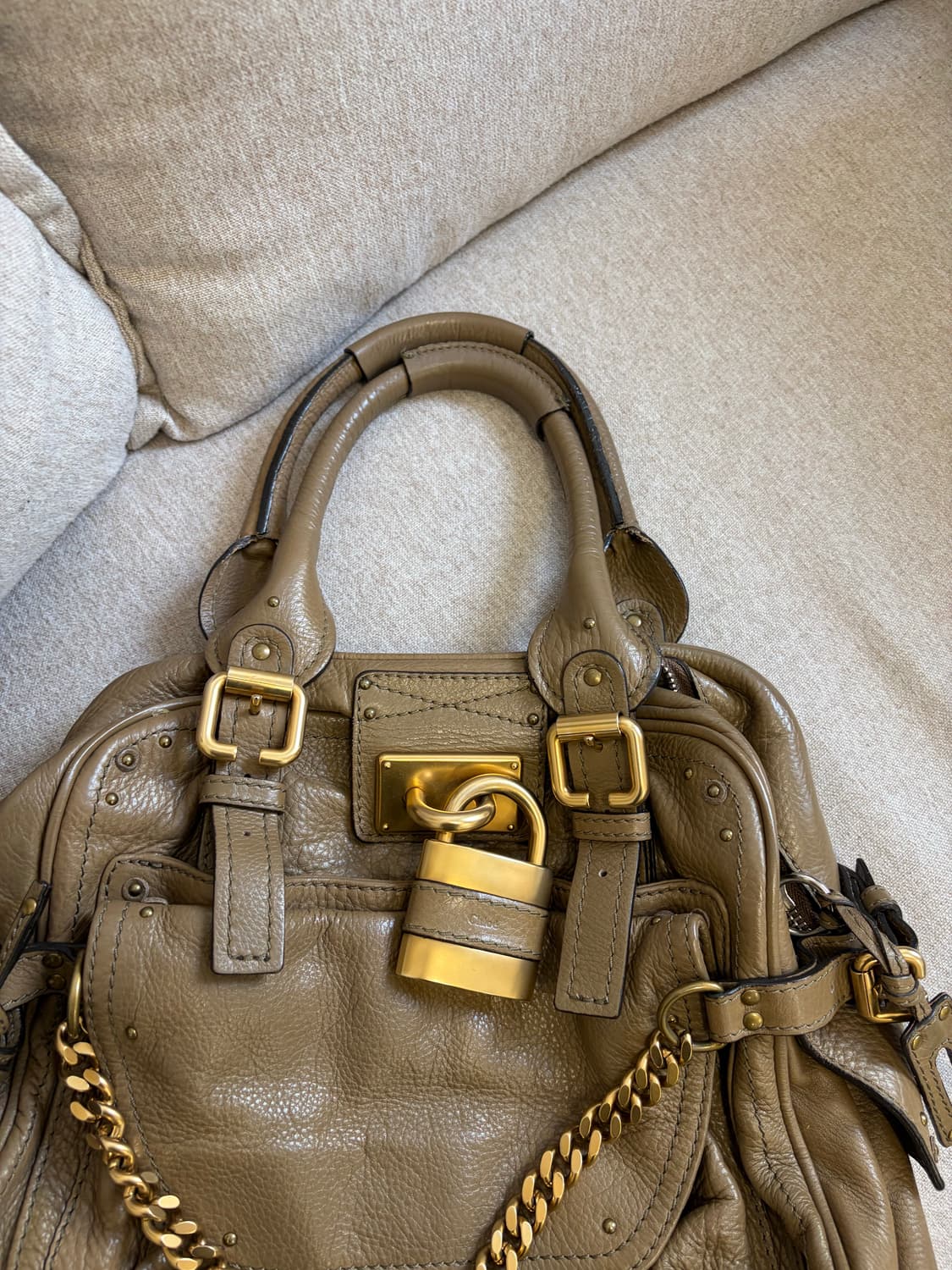 [A+ 정품] 끌로에 패딩턴백 브라운 라지 상품이미지2