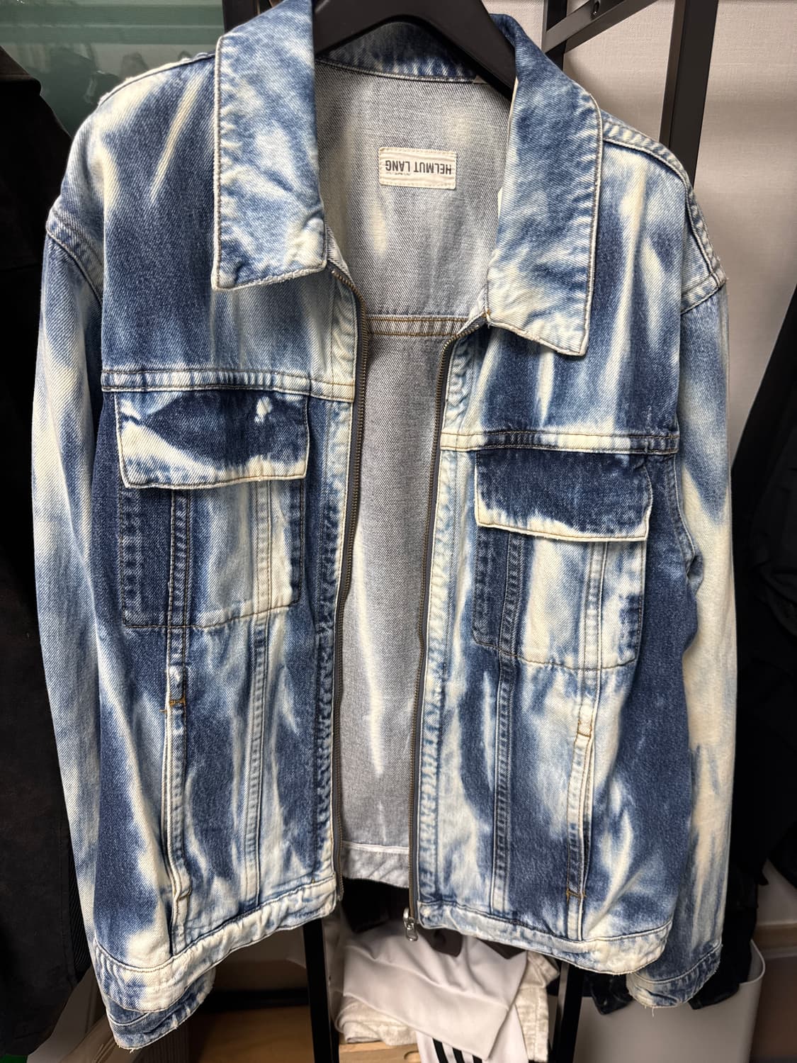 Helmut Lang bleached denim jacket 상품이미지2