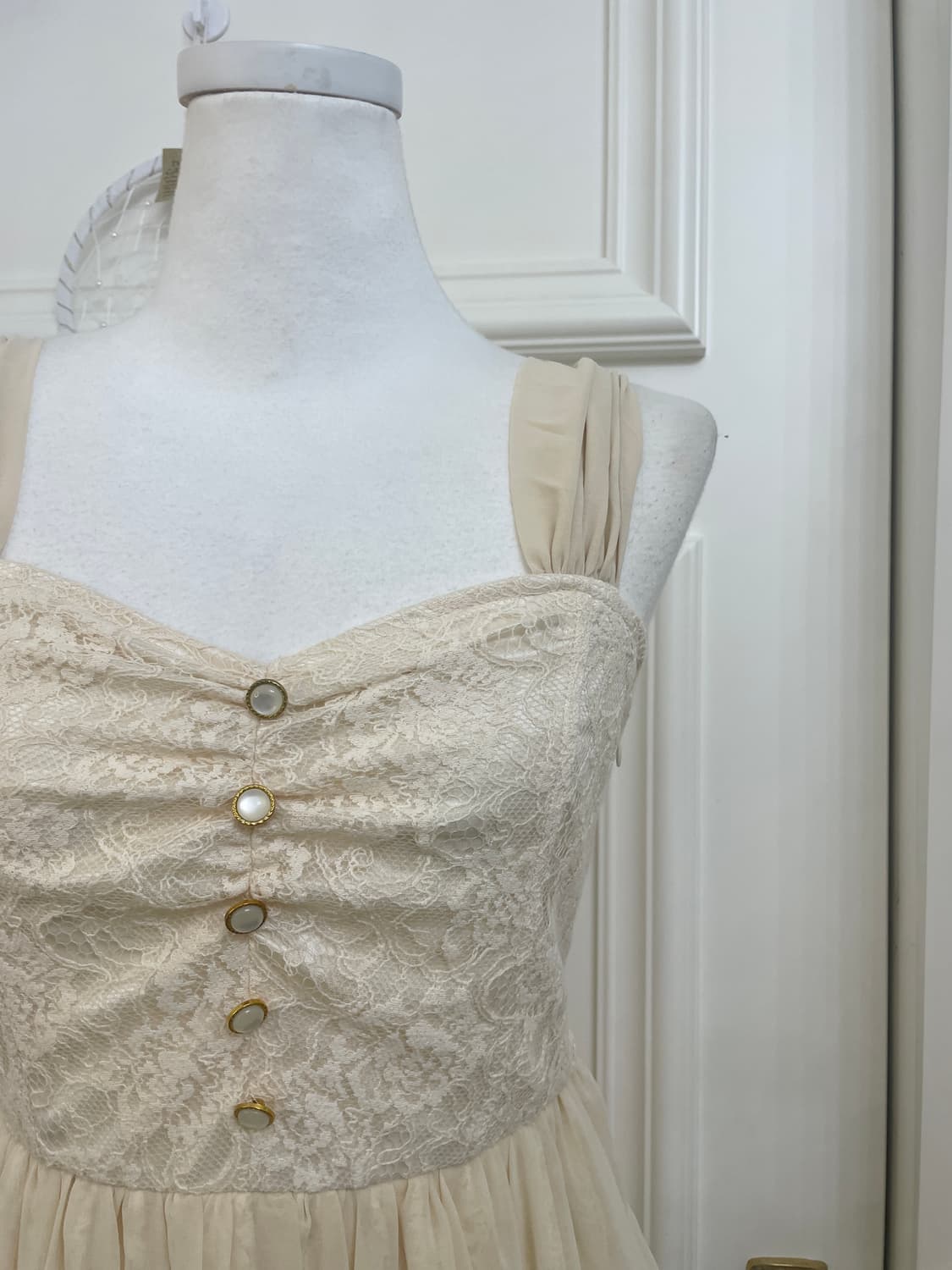 CECIL MCBEE lace shirring long opc 상품이미지7