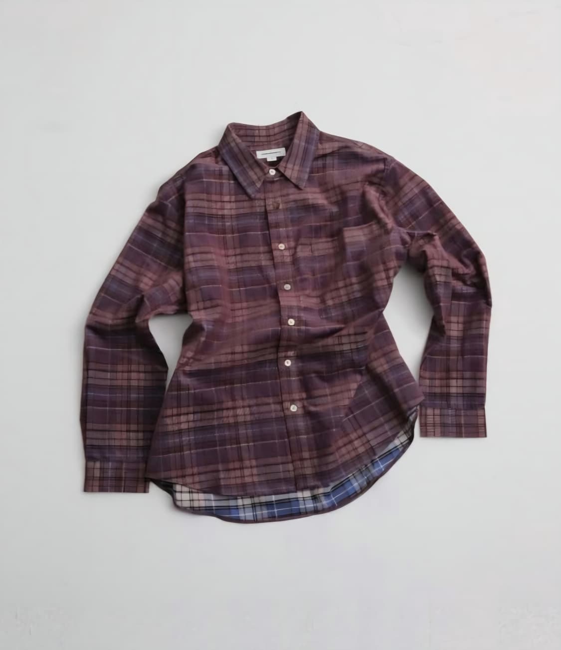 2) 999휴머니티 이지 체크 셔츠 V7 상품이미지1