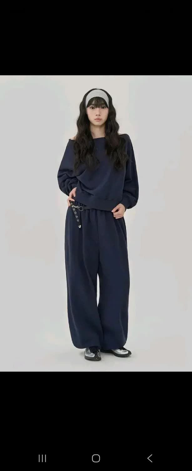 [새상품] (W) 토피우먼 빈티지 워시드 스웻 셋업 상품이미지1