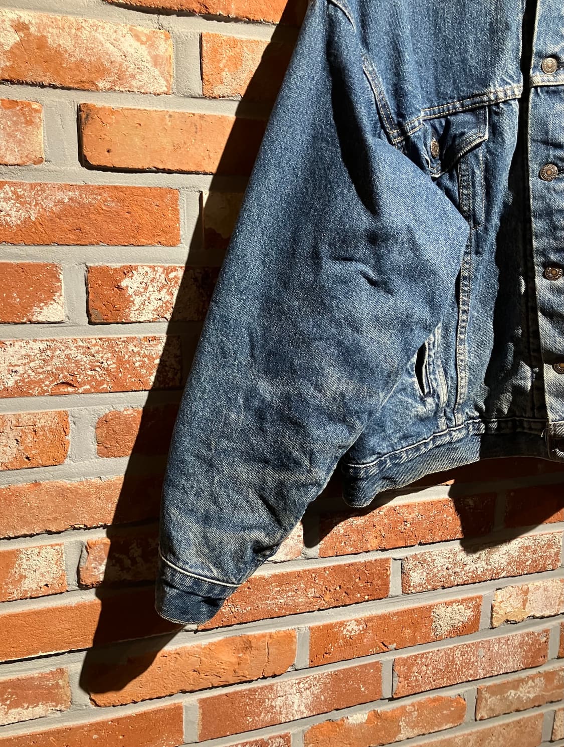 80s USA 빈티지 리바이스 버팔로 안감 3세대 데님 자켓 상품이미지3