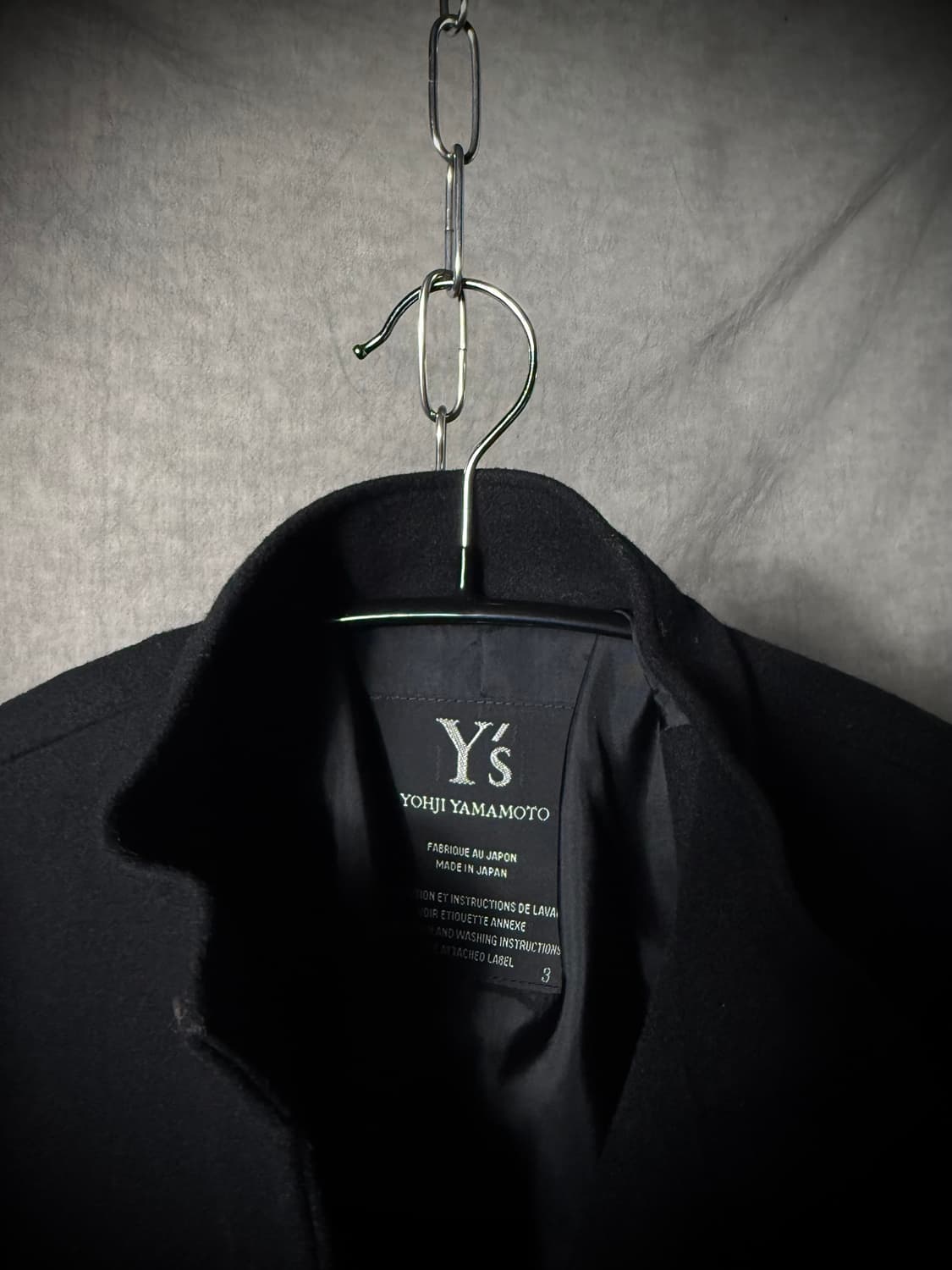 Y’s Yohji Yamamoto Wool Short Jacket  상품이미지2