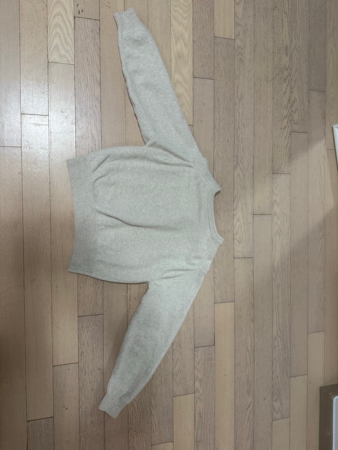 단톤 아이보리 가디건 34사이드 상품이미지4