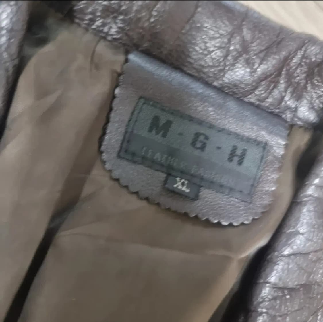 여성 가죽 롱코트(실측) 상품이미지6