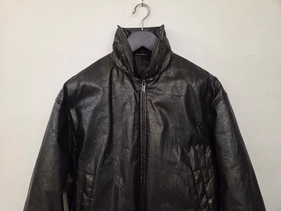 자라 에코 레더 하이넥 블루종 자켓 상품이미지2