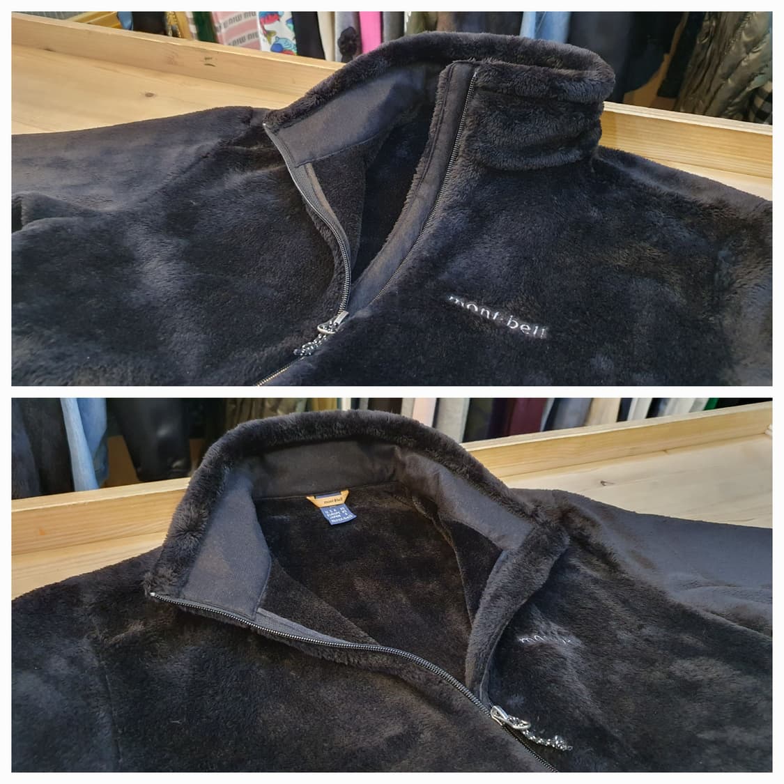 66.몽벨 블랙 후리스 상품이미지4