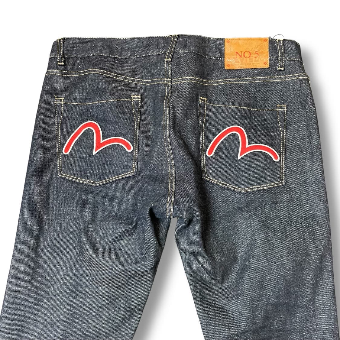 (34) 에비수 NO.5 생지 데님 팬츠 상품이미지4