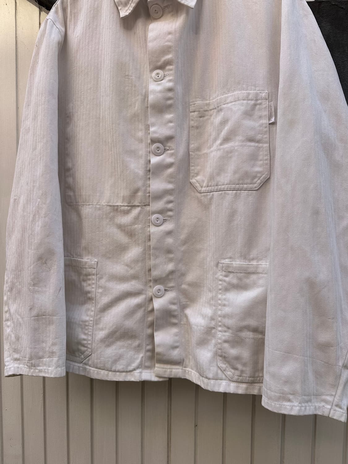 프렌치워크웨어 HBT 화이트 프렌치 워크자켓 상품이미지4