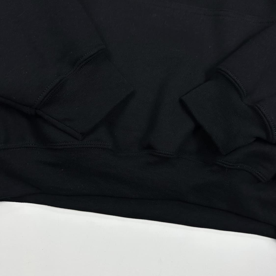 길단 박스 로고 블랙 박시 후드티 (XXL) 상품이미지5