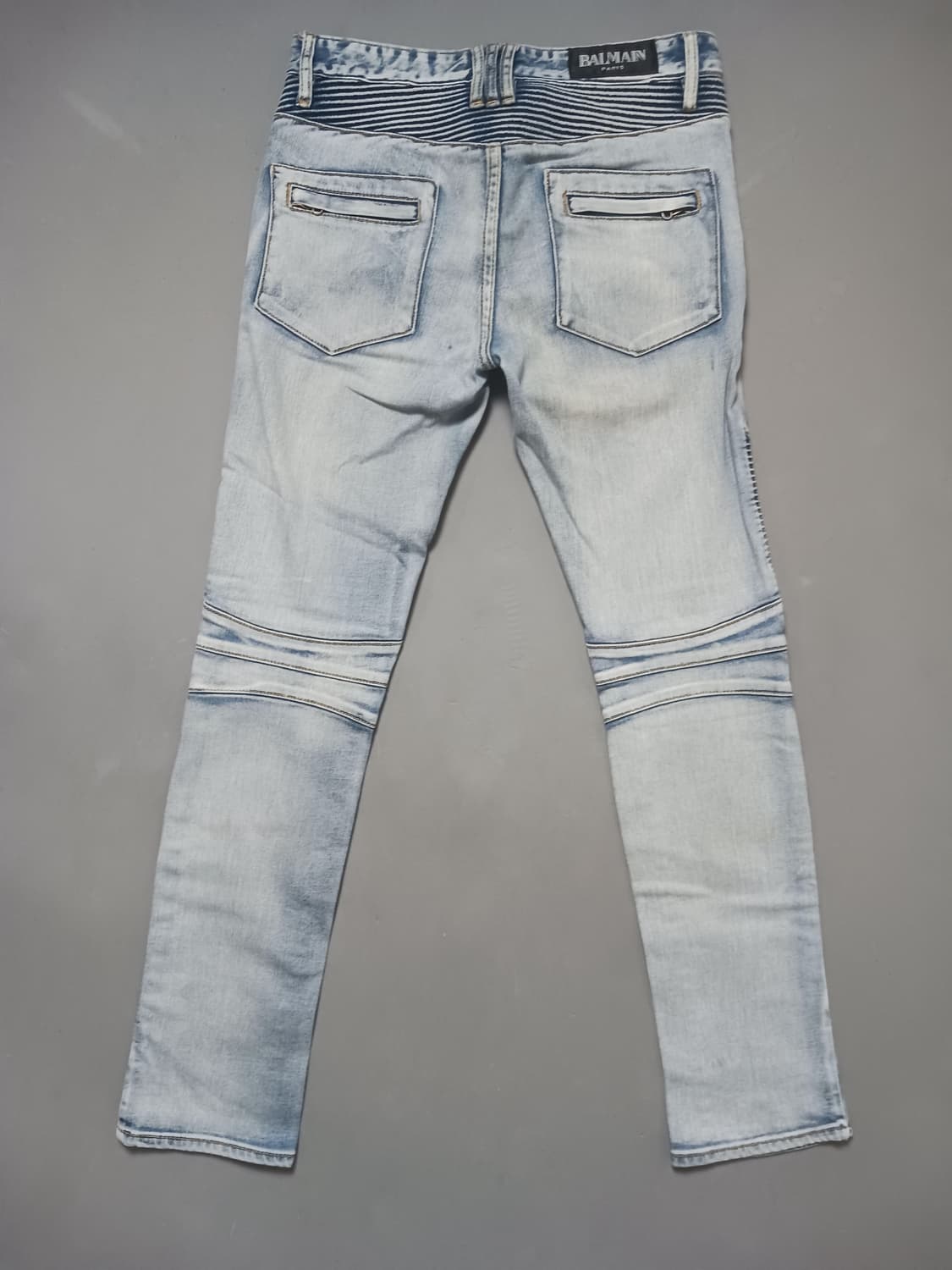 [31] 발망 워싱 무릅디스 바이커진 청바지 상품이미지7
