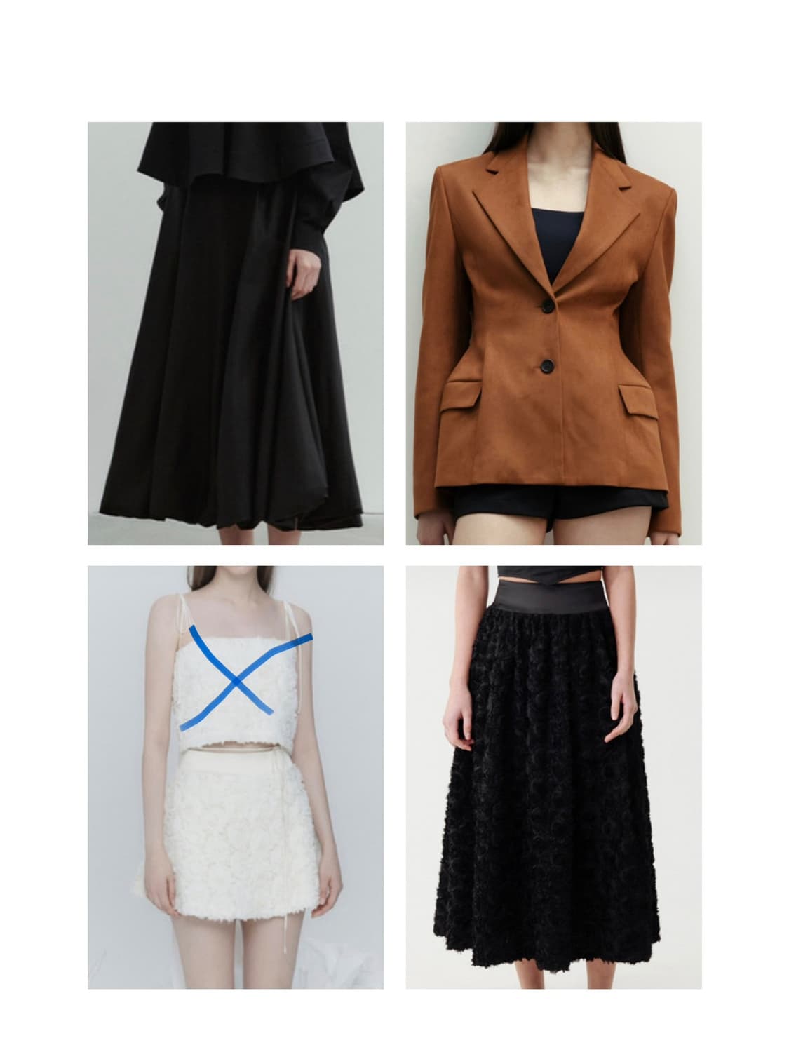 더티스 자켓1/스커트3 총4개일괄 판매해요 상품이미지1