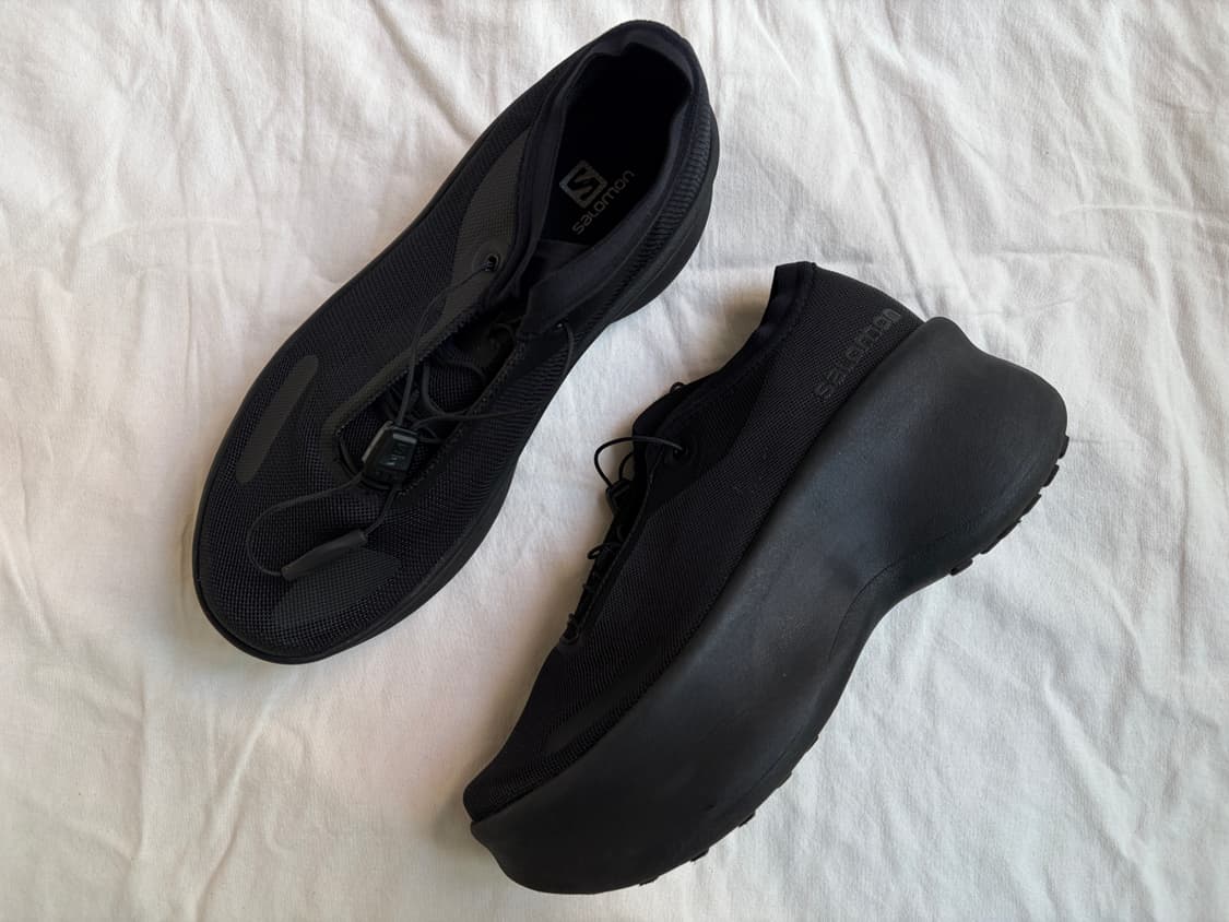 (W) 살로몬 x 꼼데가르송 센스필 플랫폼 블랙 SALOMON x CDG 상품이미지1