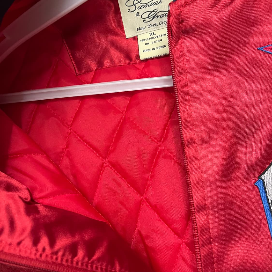 빈티지 스타디움 자켓 레드 패치  상품이미지5