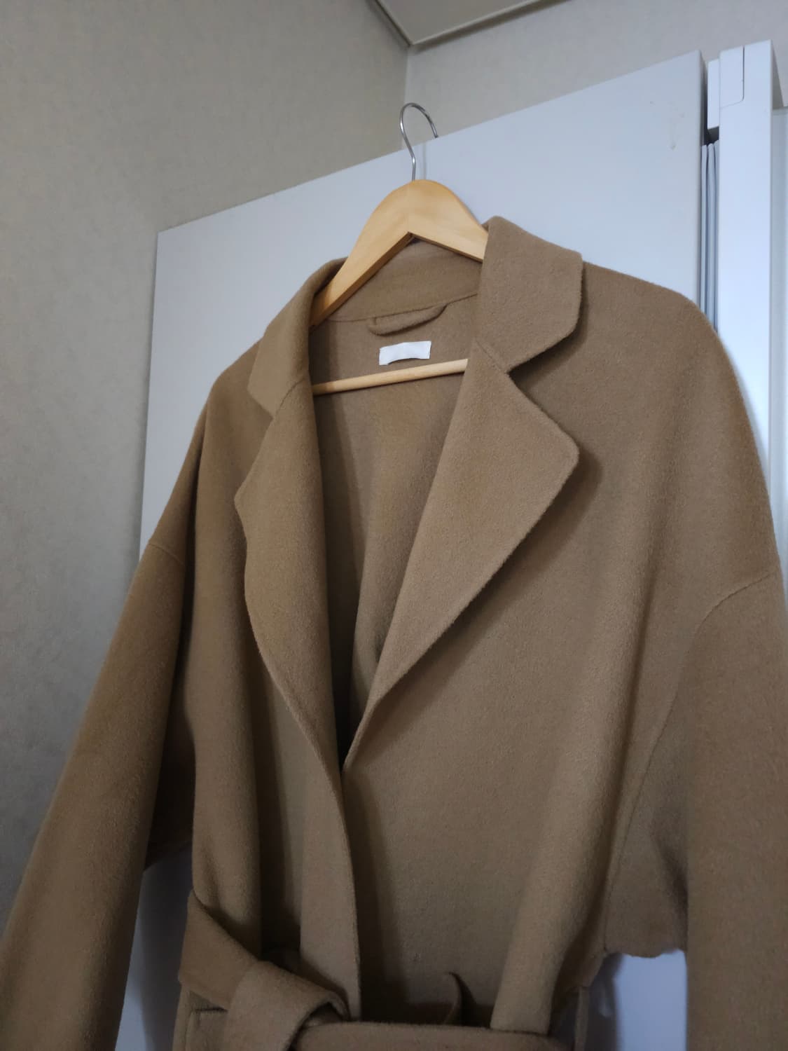 FLAT BASE 캐시미어 핸드메이드코트 상품이미지2