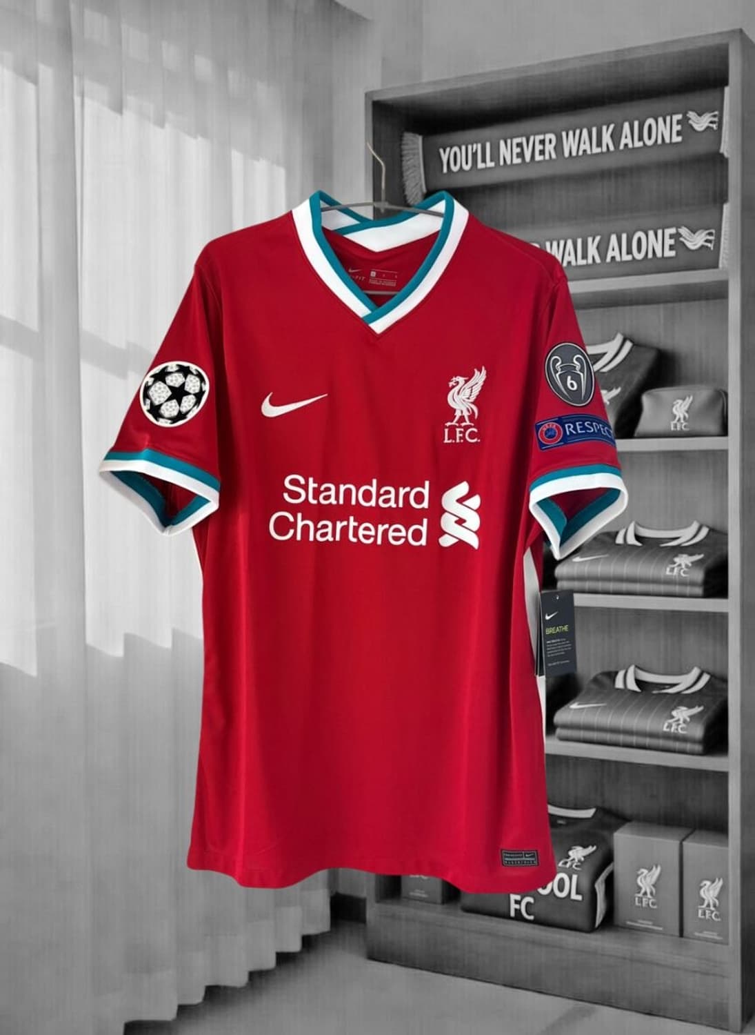 20-21 리버풀 챔스 디오구 조타 홈 유니폼 정품 상품이미지5