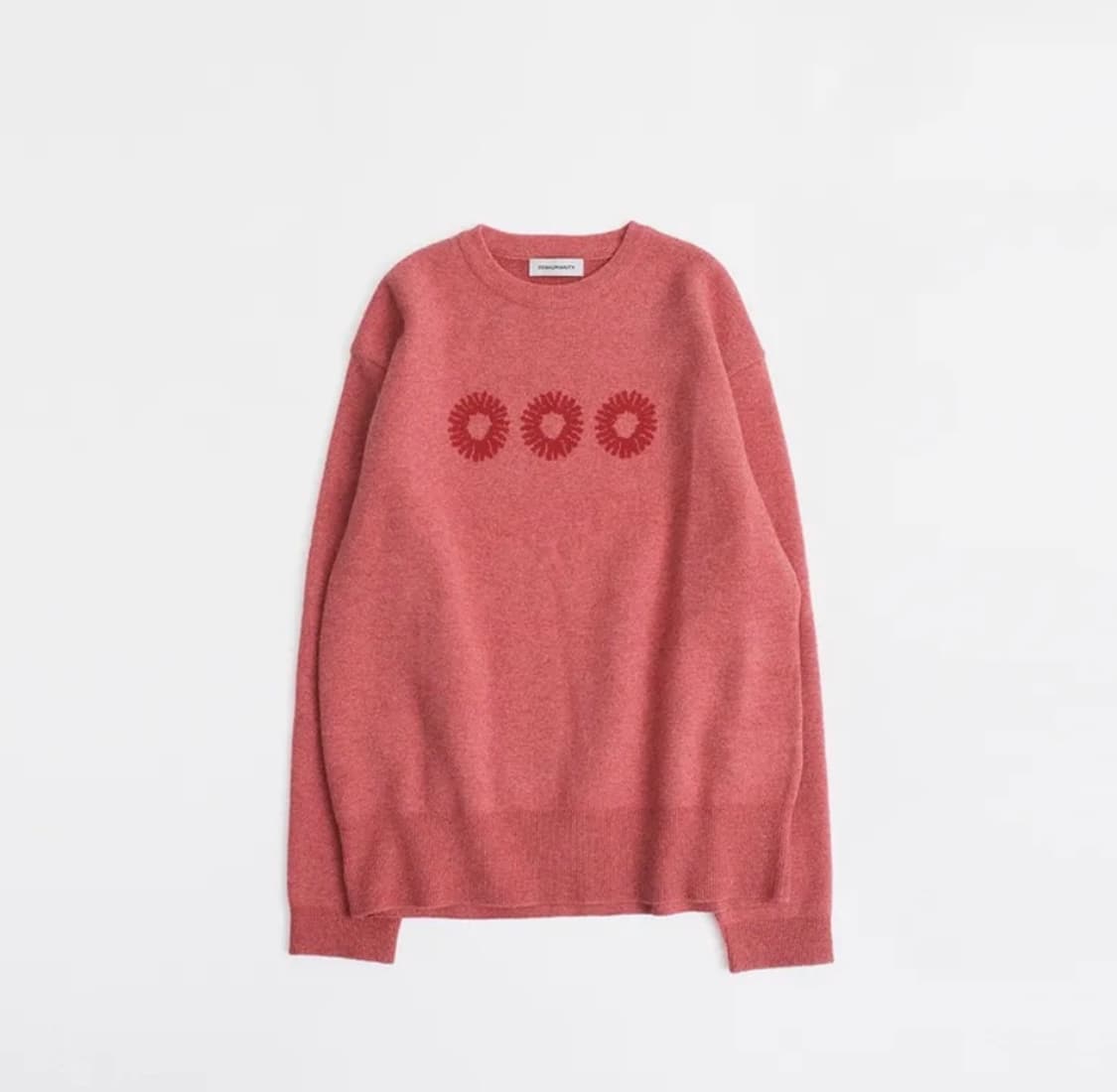 999휴머니티 로고 크루넥 니트 상품이미지1