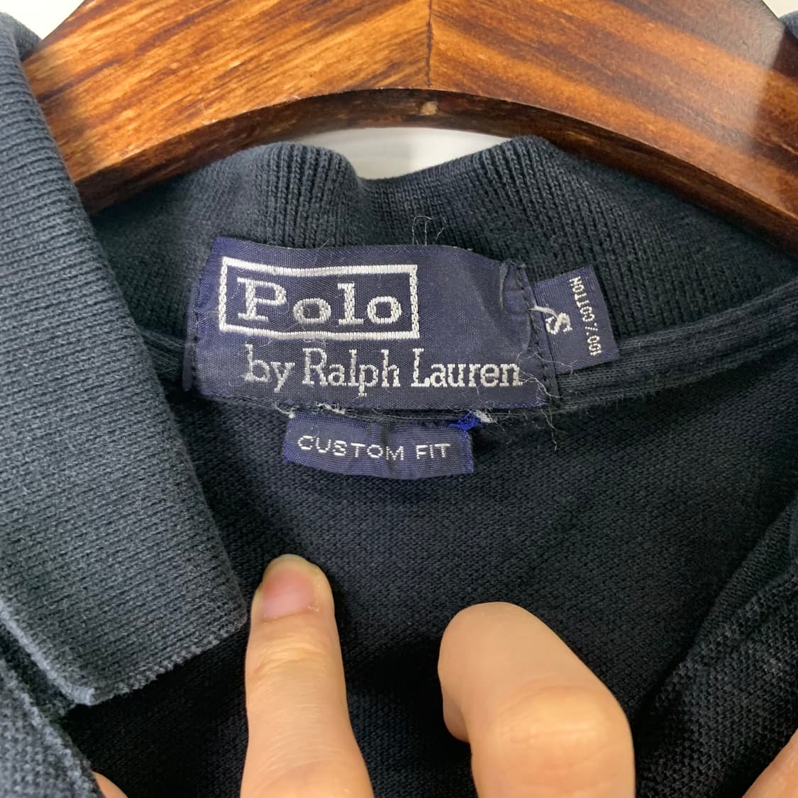 폴로 랄프로렌 빅포니 블랙 긴팔 카라 티셔츠 상품이미지5