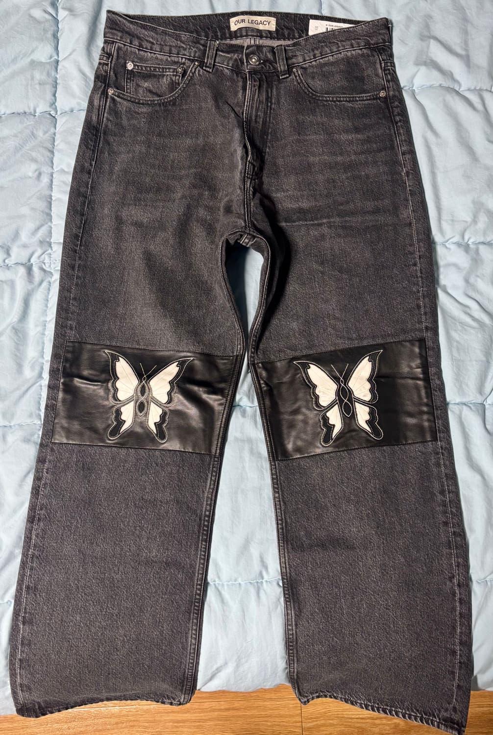 32) 아워레가시 써드컷 슈메틀링 레더 패치 데님 상품이미지2