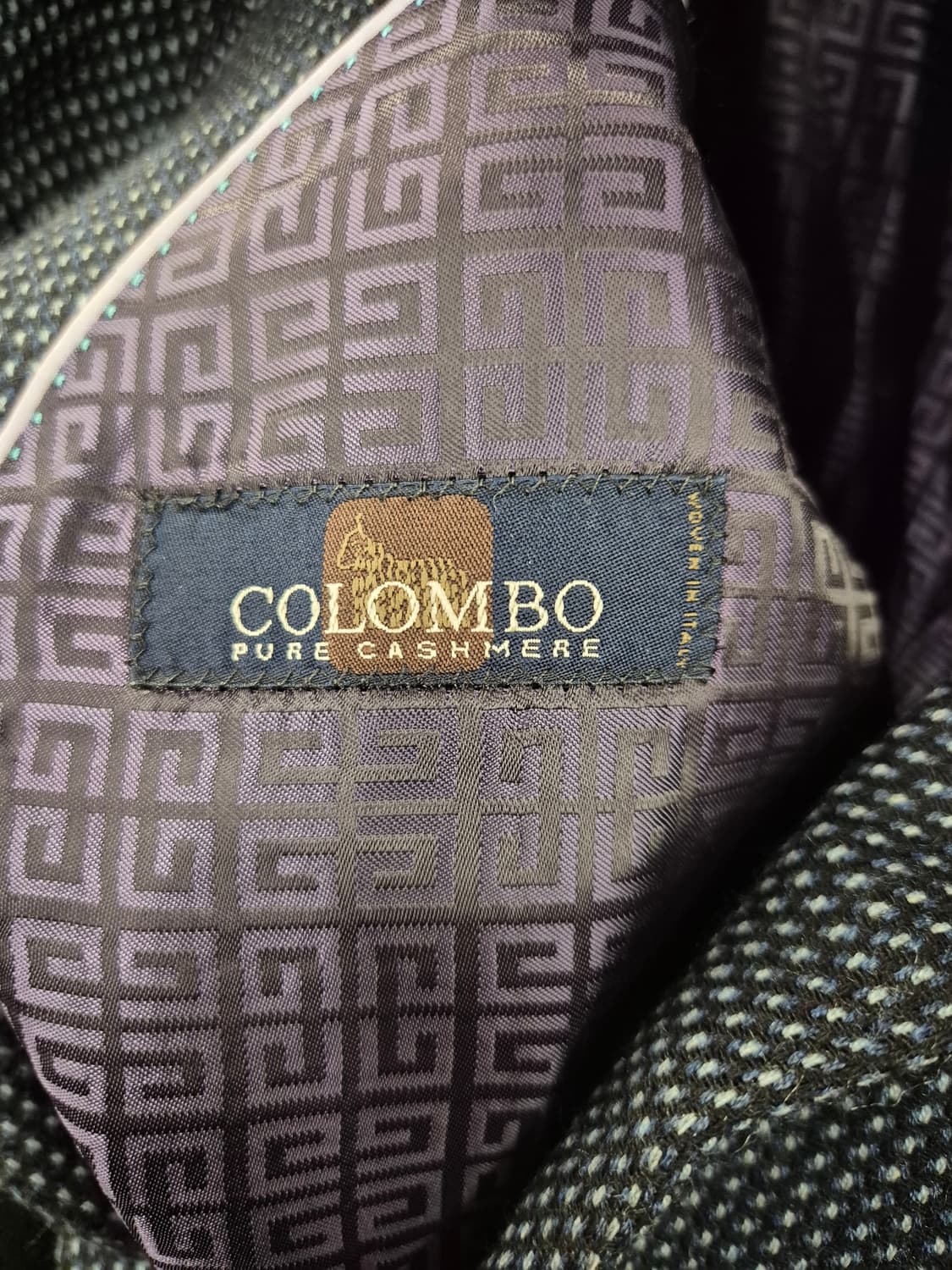 지방시 콜롬보 캐시미어 체크 자켓 100 상품이미지6