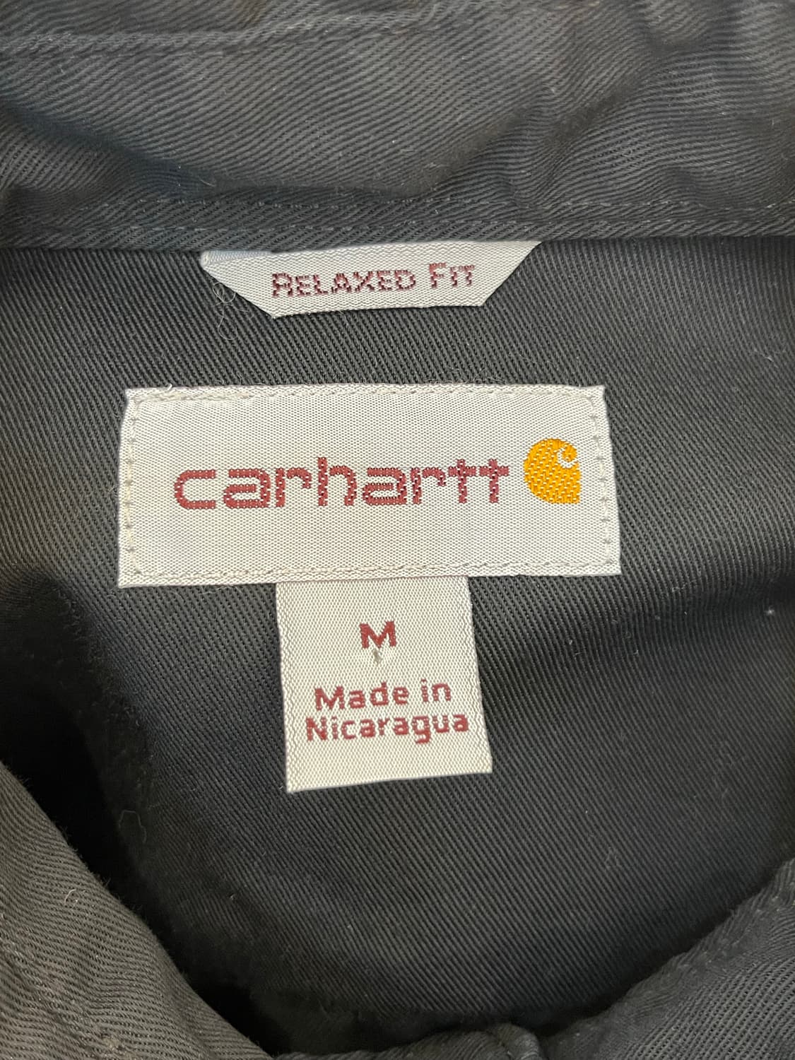칼하트 더블 포켓 반팔 셔츠 블랙 상품이미지8