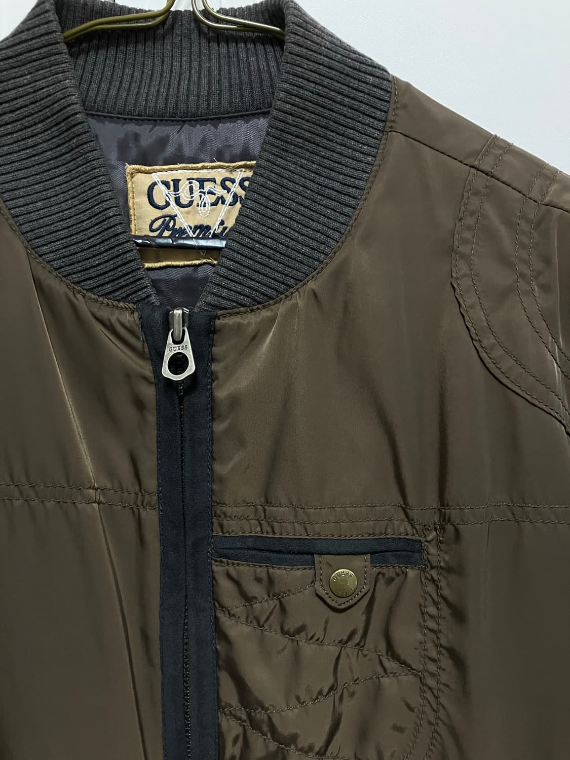 [게스] 블루종 점퍼 브라운 상품이미지3