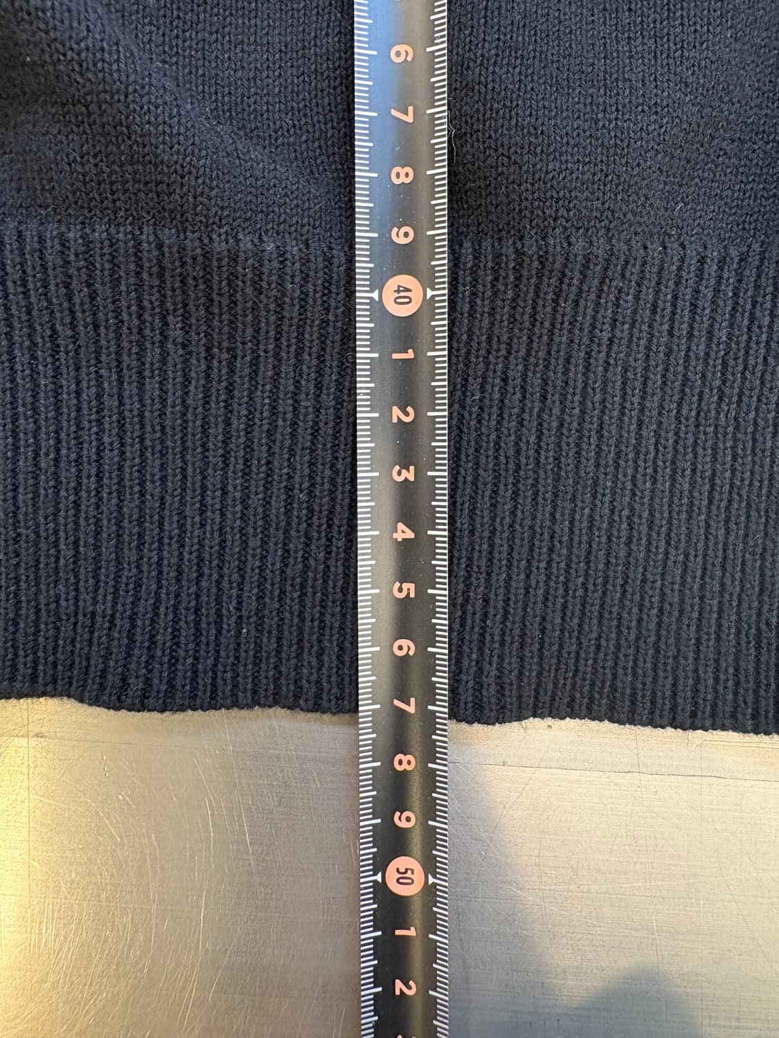 꾸레쥬 로고 니트 상품이미지7