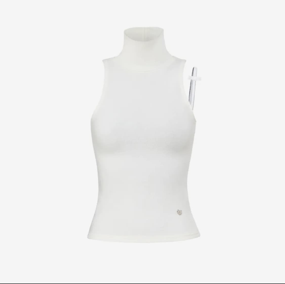 B.tiny ribbon knit white 상품이미지1