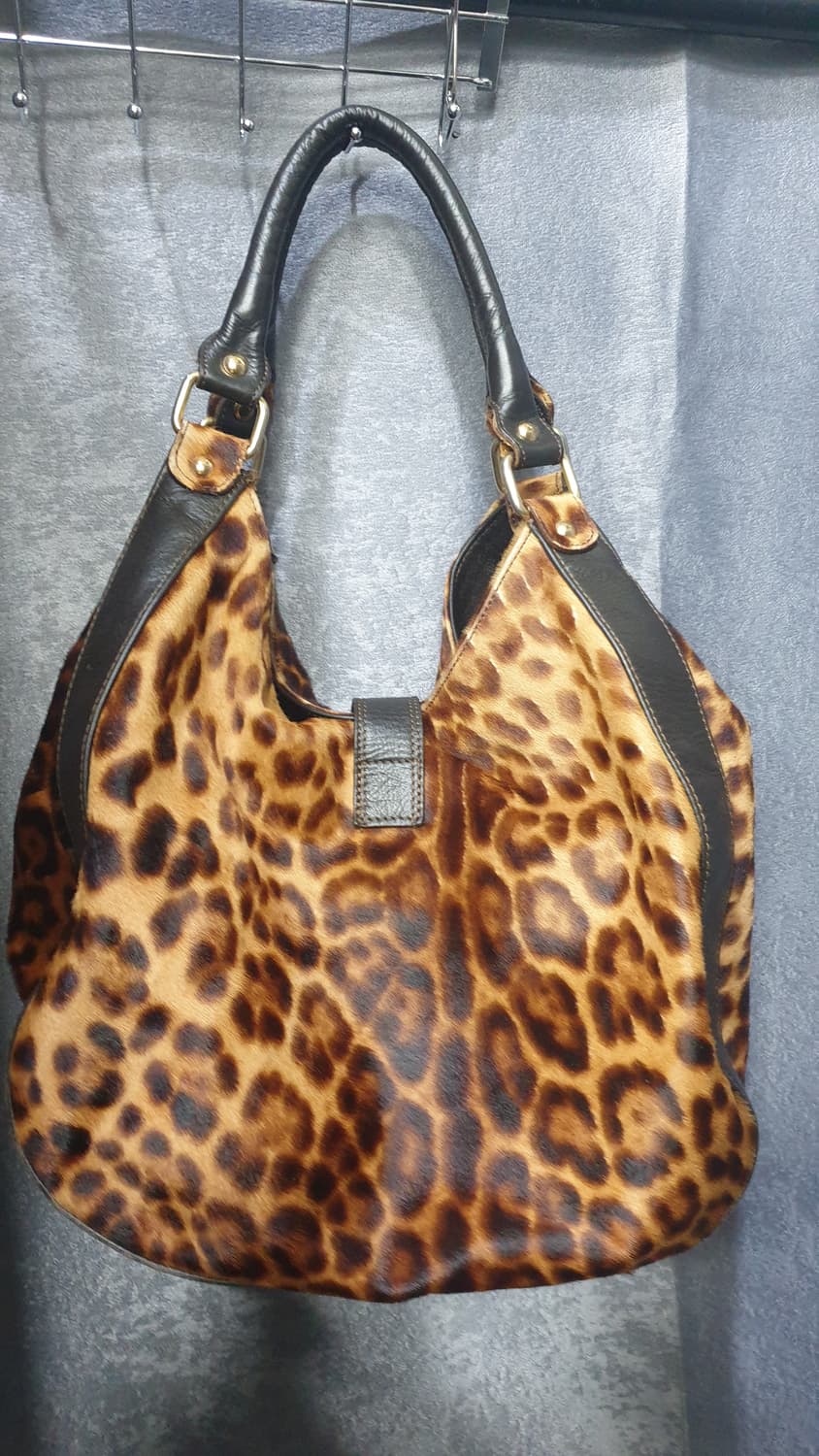 Aleanto 레오파드  송치가죽 숄더백 상품이미지2