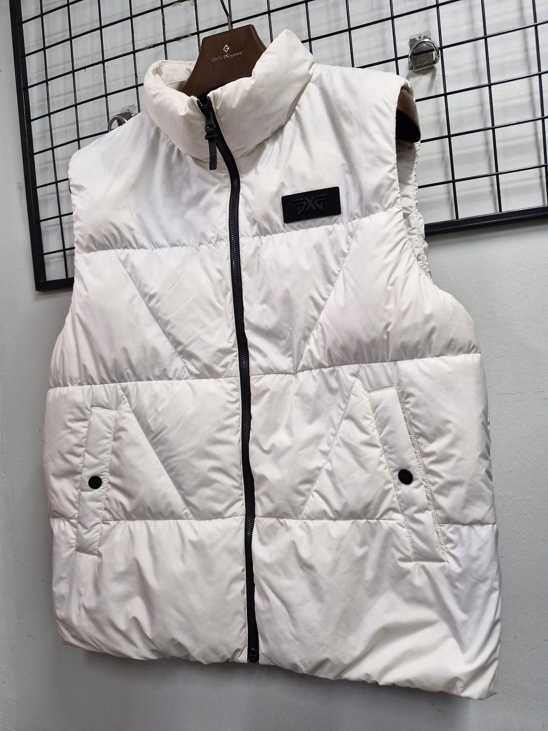 100L PXG 화이트 웰딩 다운 조끼 베스트. 상품이미지3