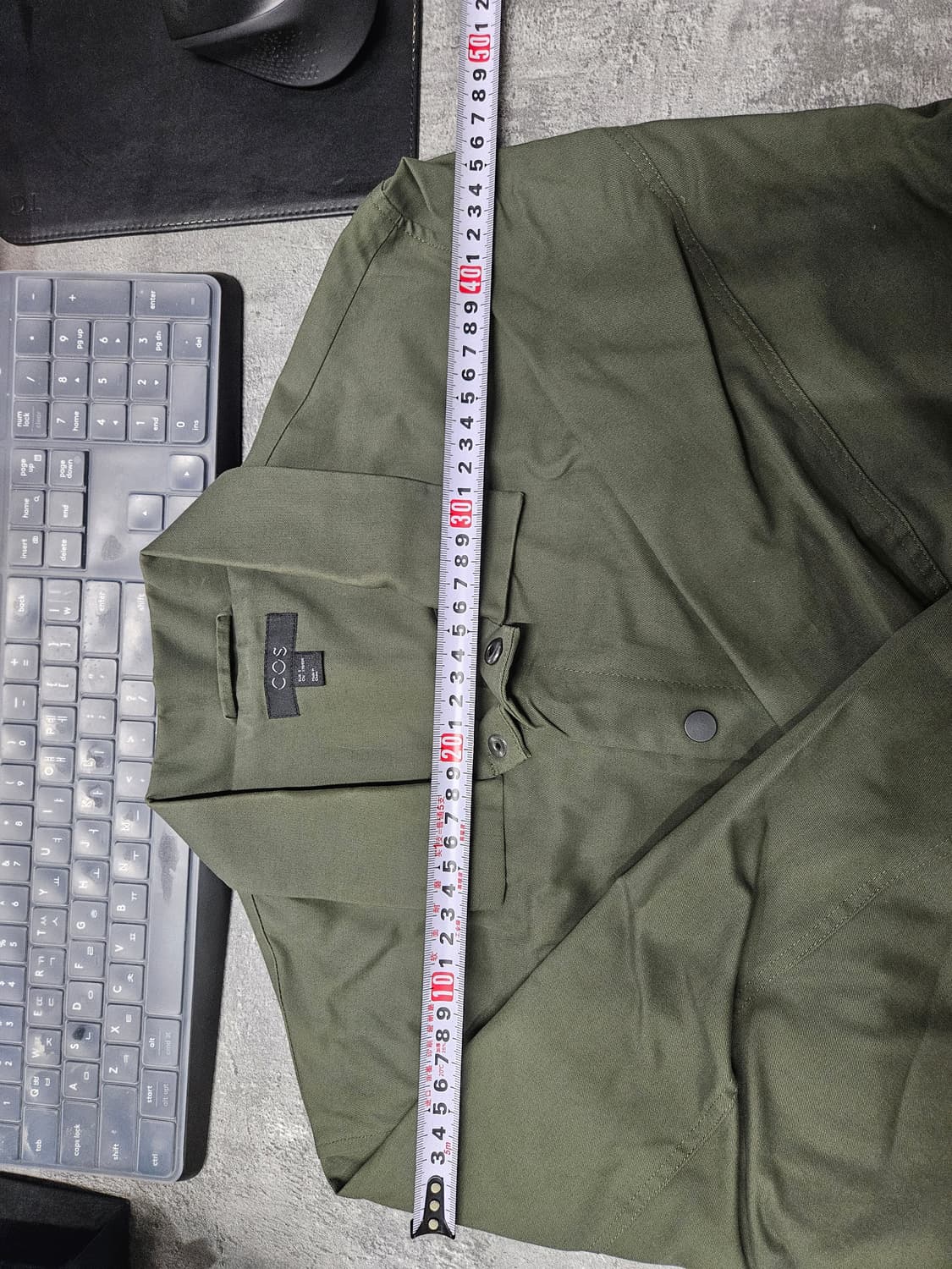 COS 코스 카키색 셔츠 자켓 상품이미지4