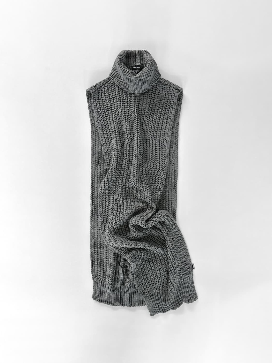 (Rare) 디젤 니트 터틀넥 볼레로 스타일 머플러 상품이미지4