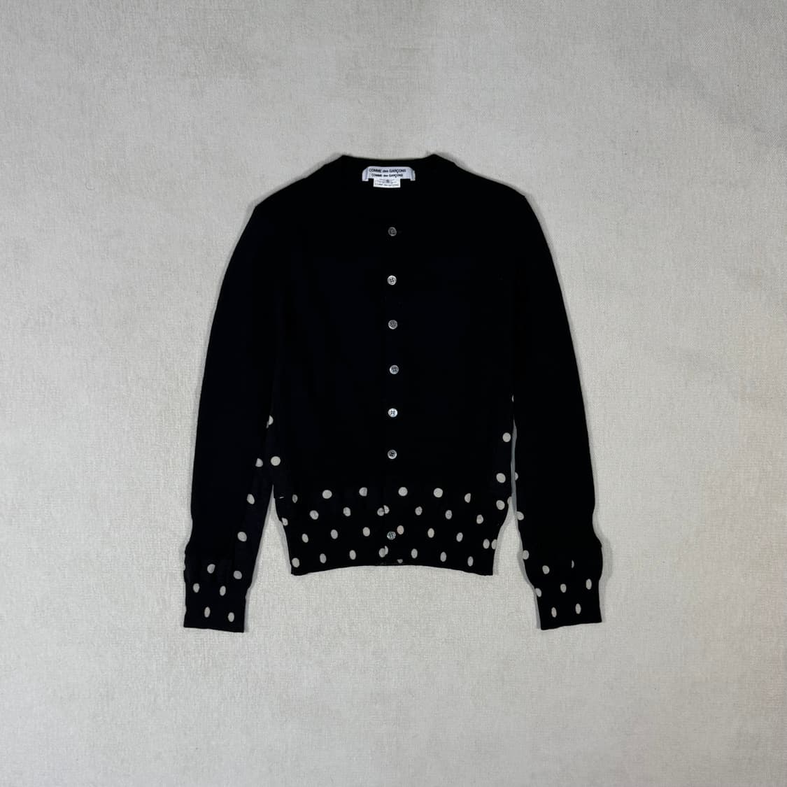 Dot Black Cardigan 상품이미지1