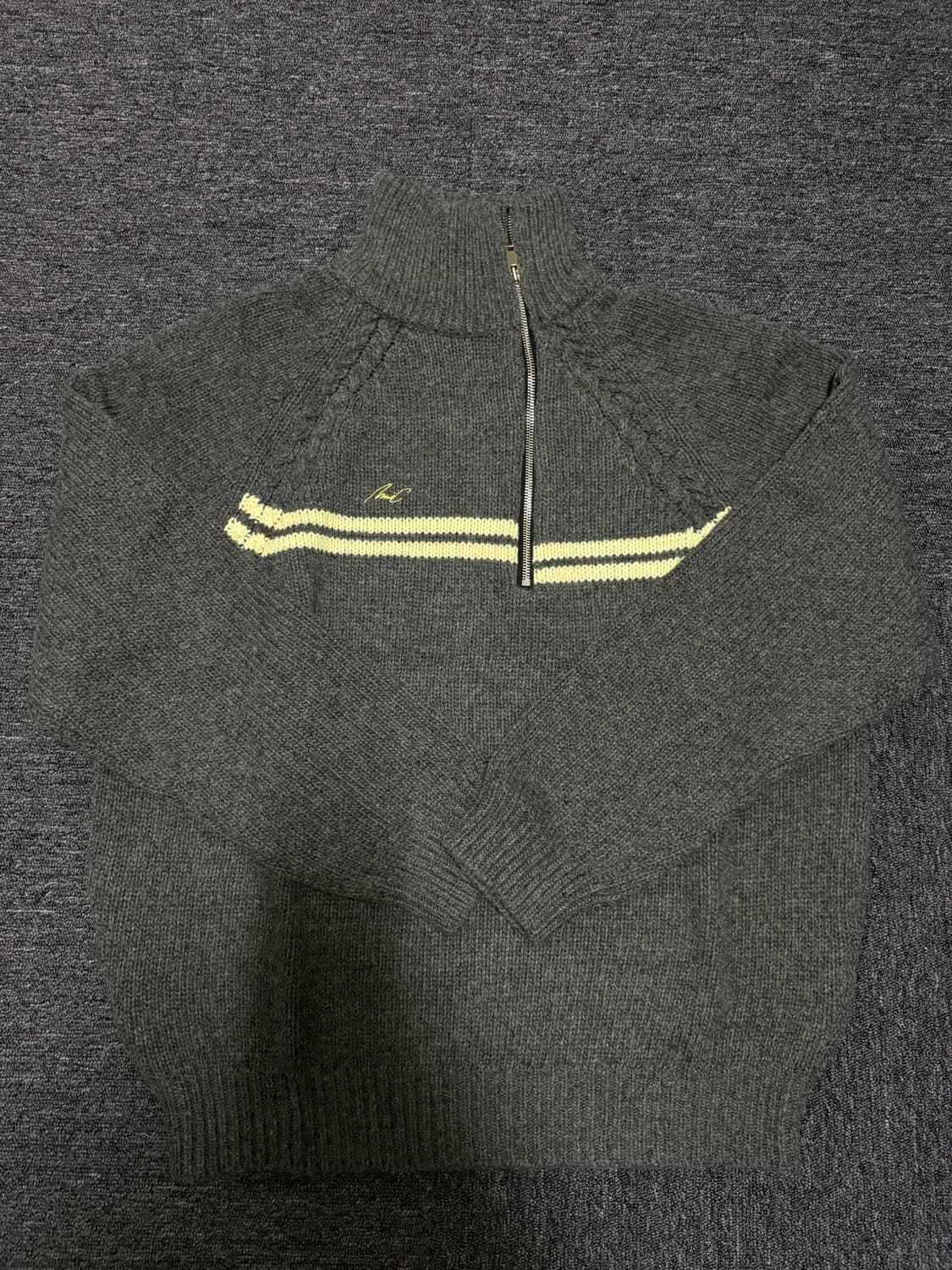 mmic 니트집업 상품이미지1