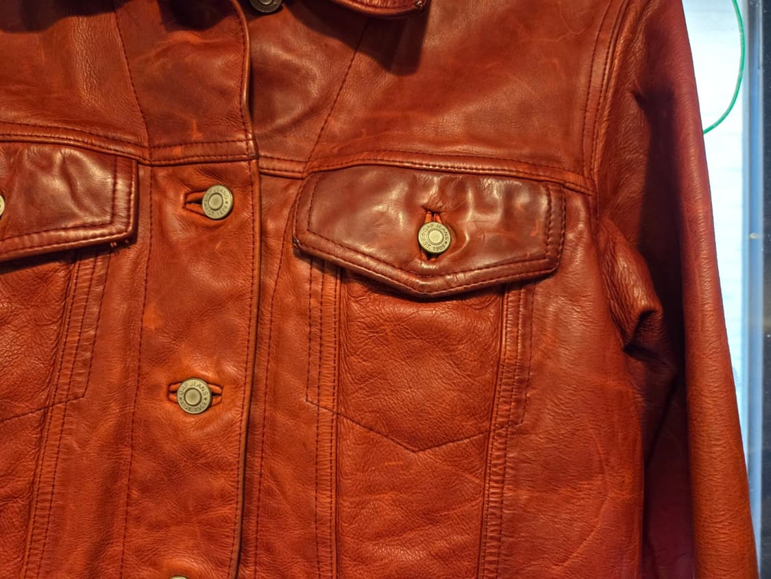 90'S 올드갭 레더자켓 상품이미지3