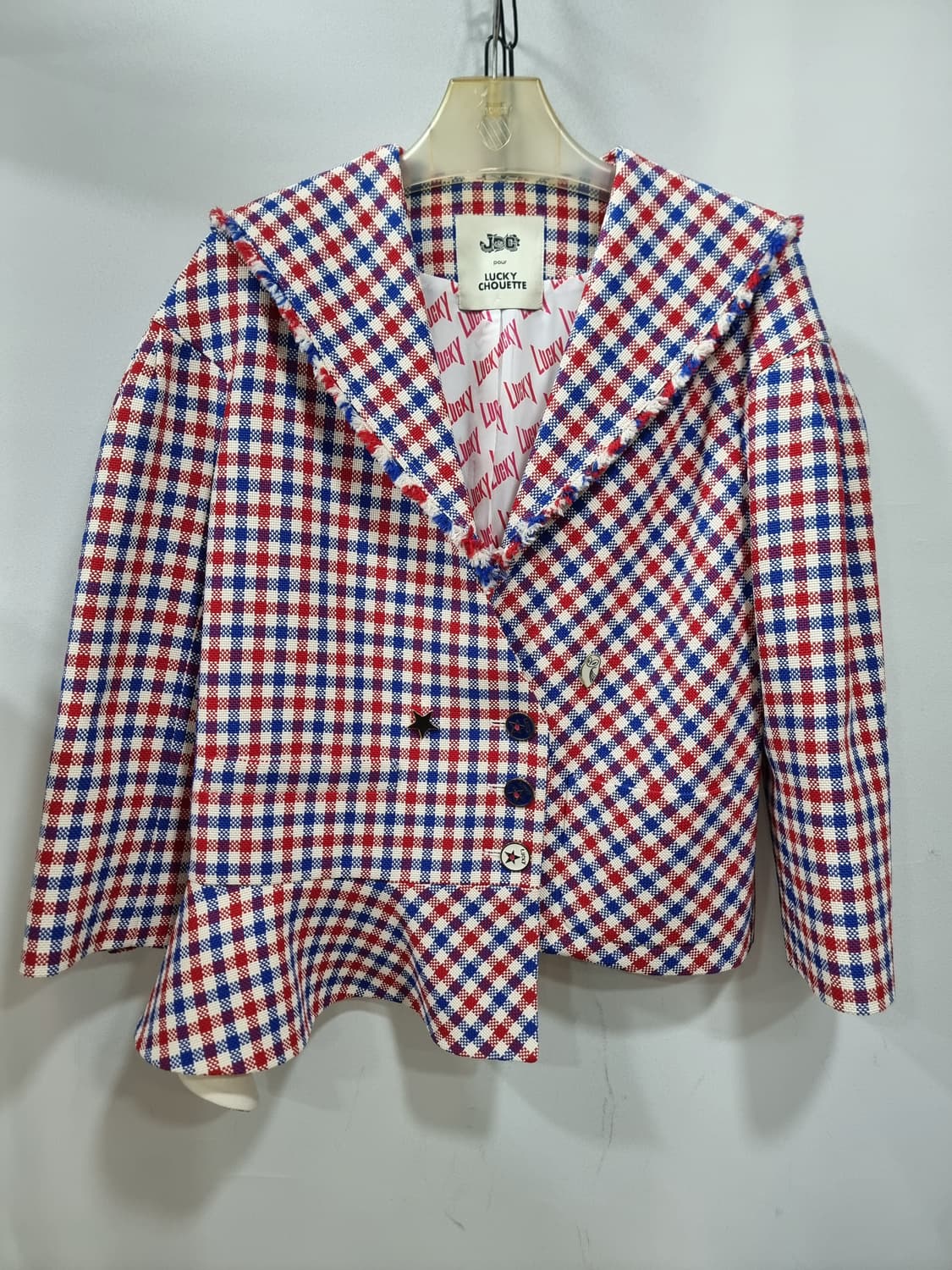 럭키슈에뜨 러플 세일러 카라 자켓 셋트 (C951 상품이미지3