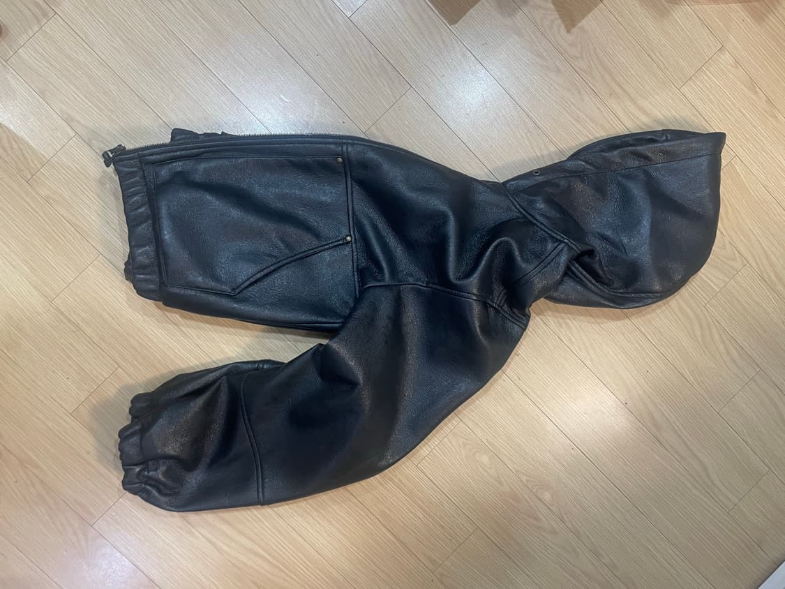 자라 가죽 레더 후드 점퍼 자켓 상품이미지8